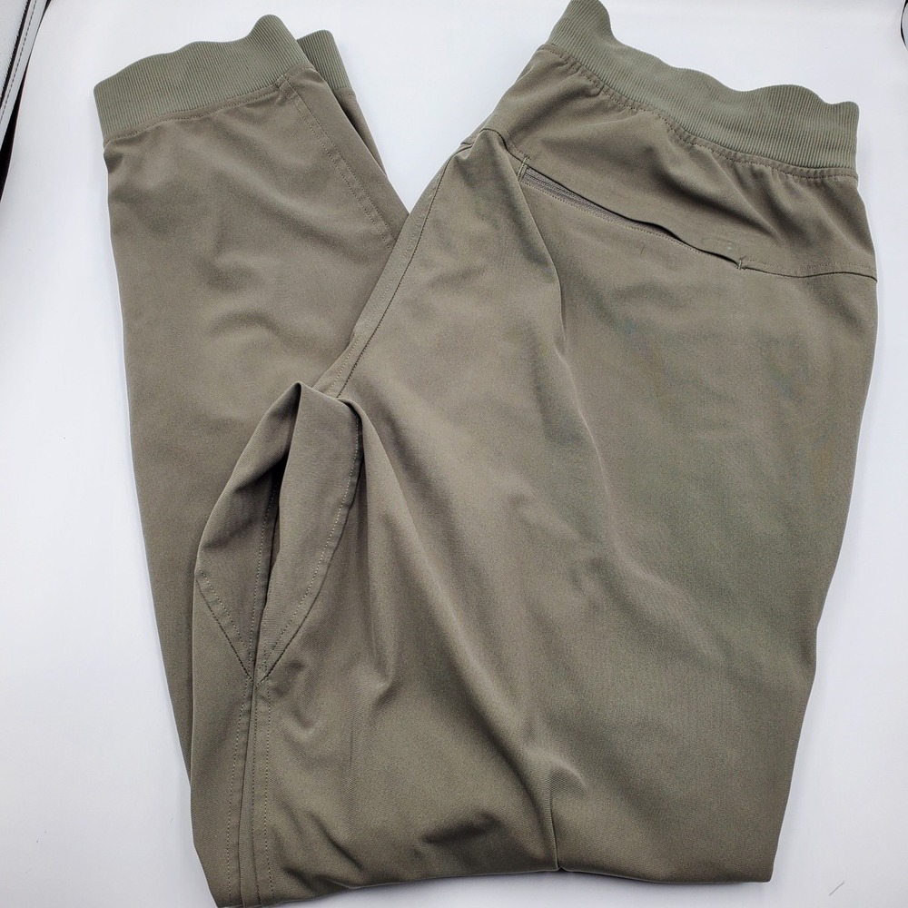 Lululemon ABC Jogger Olive Green Warpstreme Tapered Activewear Pants Mens M
